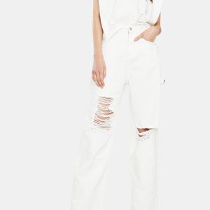 The KRIPT TK Ace White Jeans from Dollskill